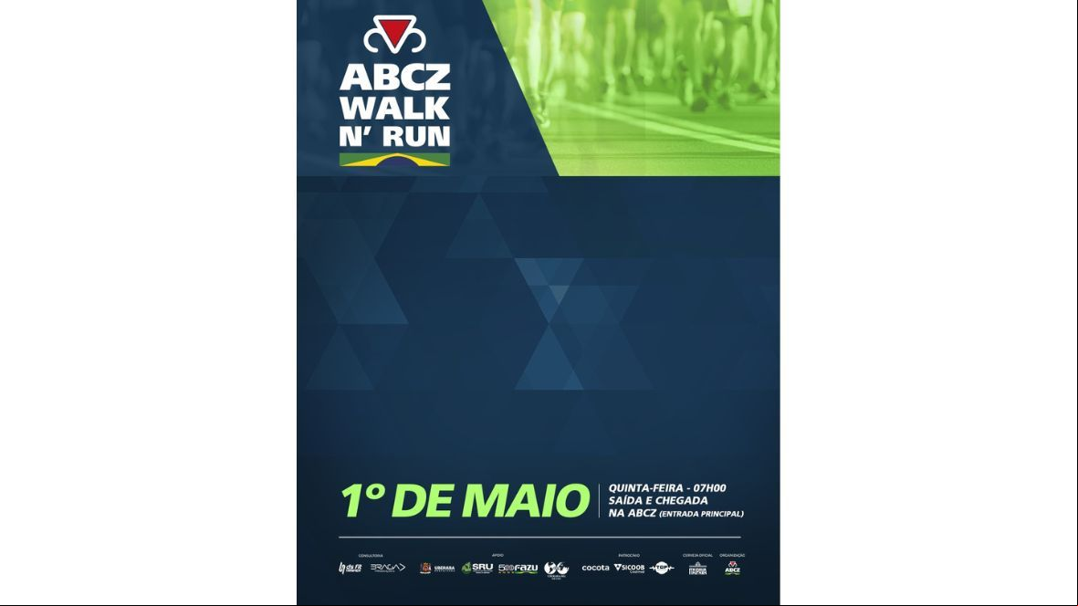 90ª ExpoZebu: 1ª Corrida ABCZ Walk n’ Run estreia em Uberaba com percursos para toda a família